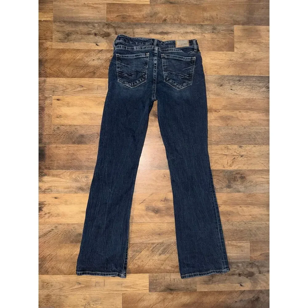 BKE women’s Payton mid rise bootcut blue jeans
